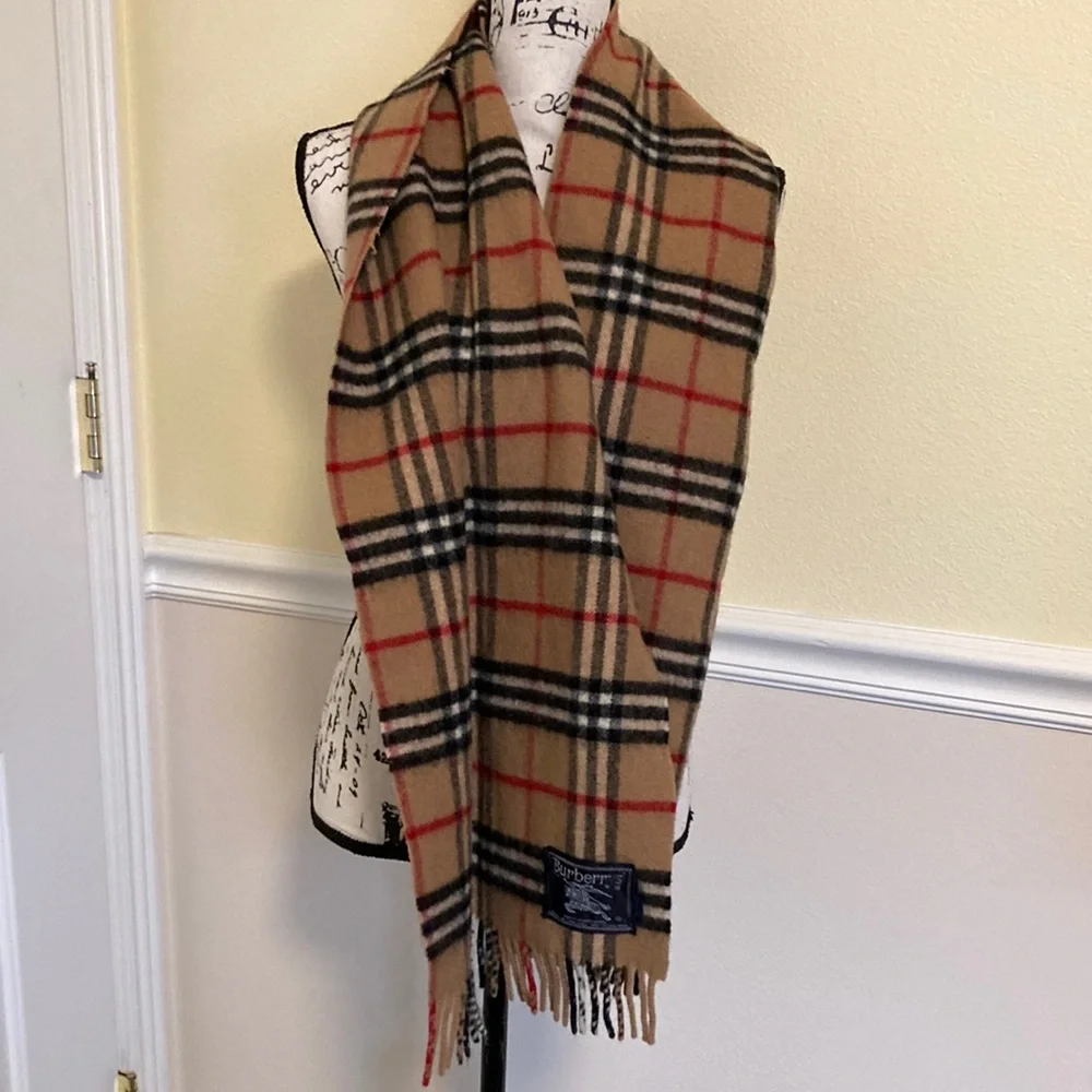 BURBERRY vintage  NOVA CHECK lambwool  SCARF
